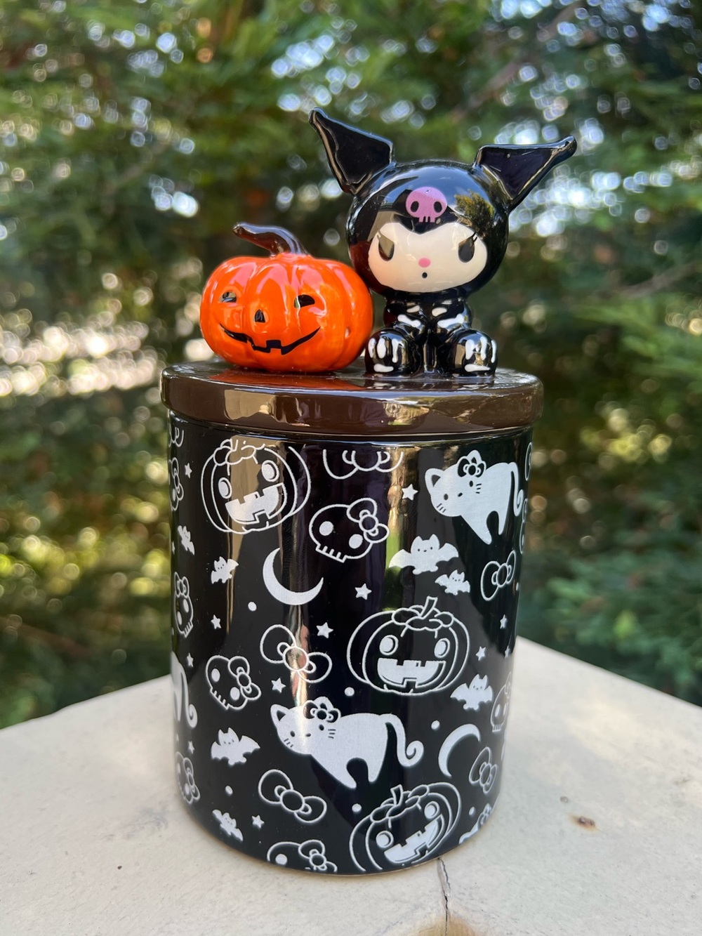 Halloween Kuromi & Pumpkin Kitchen Canister Jar
